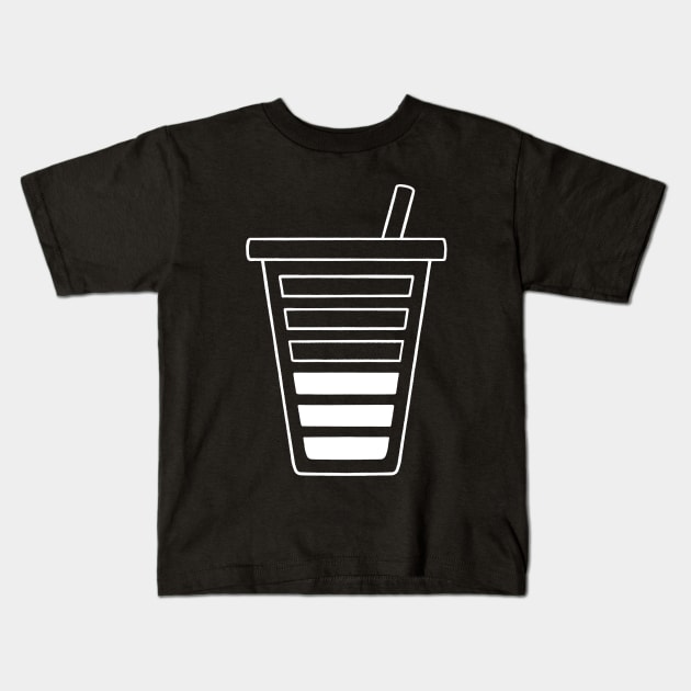 Fueled by Iced Coffee Kids T-Shirt by Made Adventurous